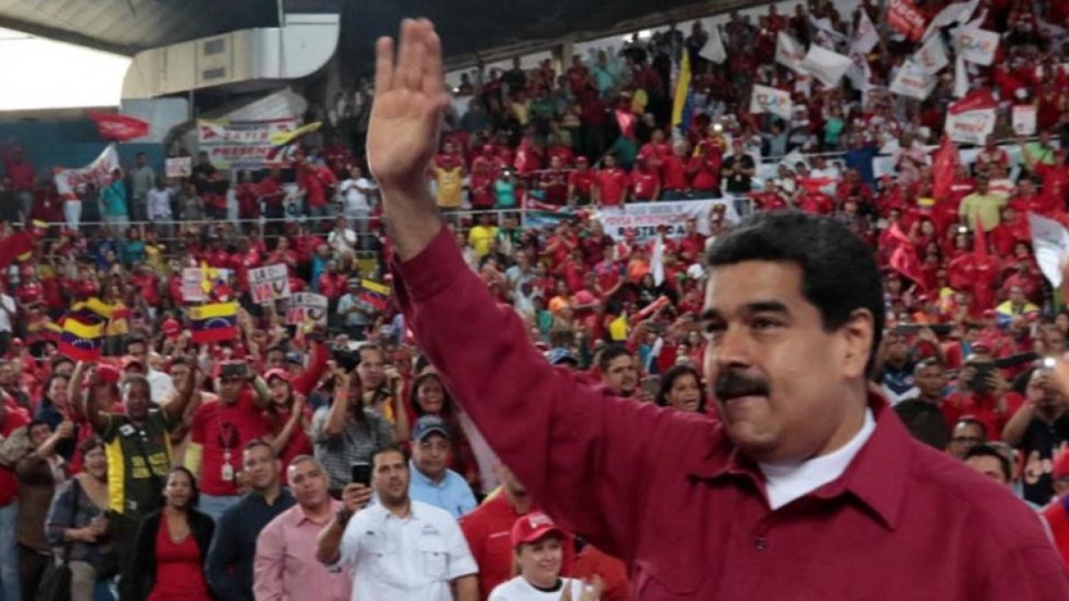 El presidente de Venezuela, Nicolás Maduro, durante un mitin en la ciudad venezolana de Barcelona, el pasado 8 de julio.-REUTERS
