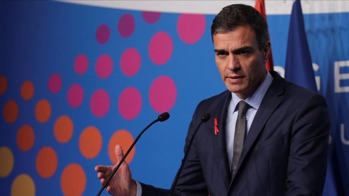 Pedro Sánchez, el pasado sábado en la Cumbre del G-20, en Buenos Aires.-EFE / BALLESTEROS