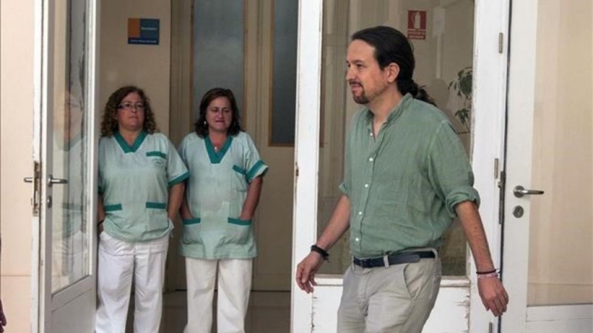 El secretario general de Podemos, Pablo Iglesias, el pasado 6 de julio en Cádiz.-EFE / ROMAN RIOS