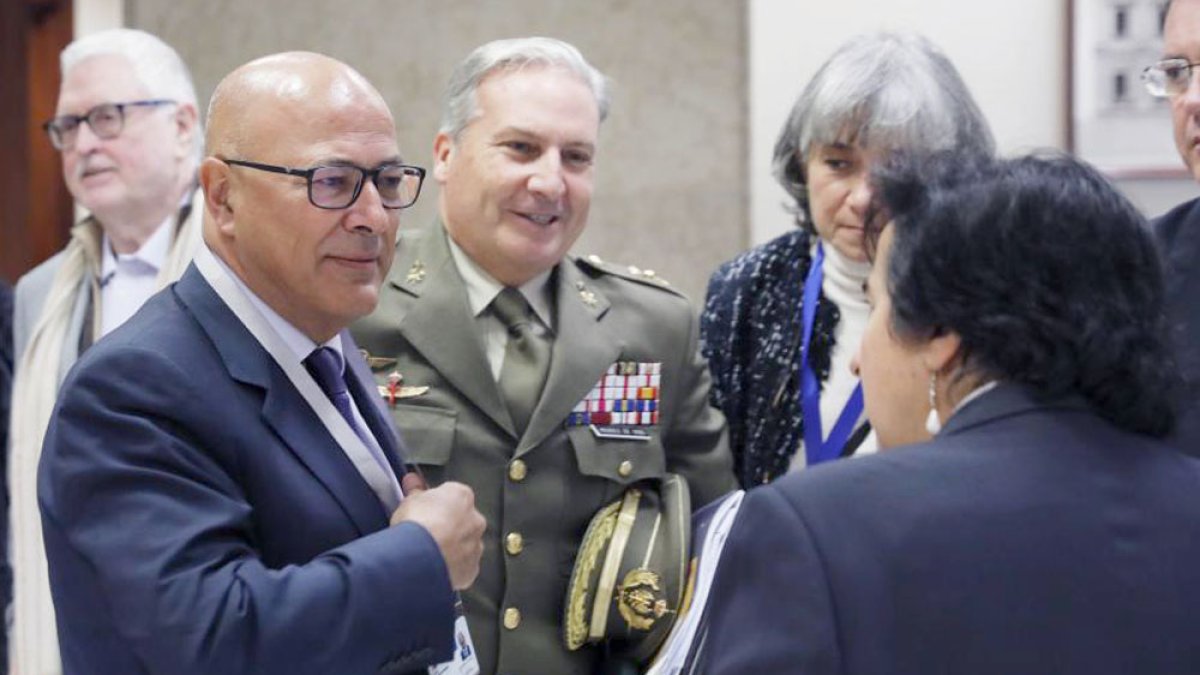 Comparecencia del secretario de Estado defensa Ángel Olivares en el Congreso de los Diputados. JAVI MARTÍNEZ