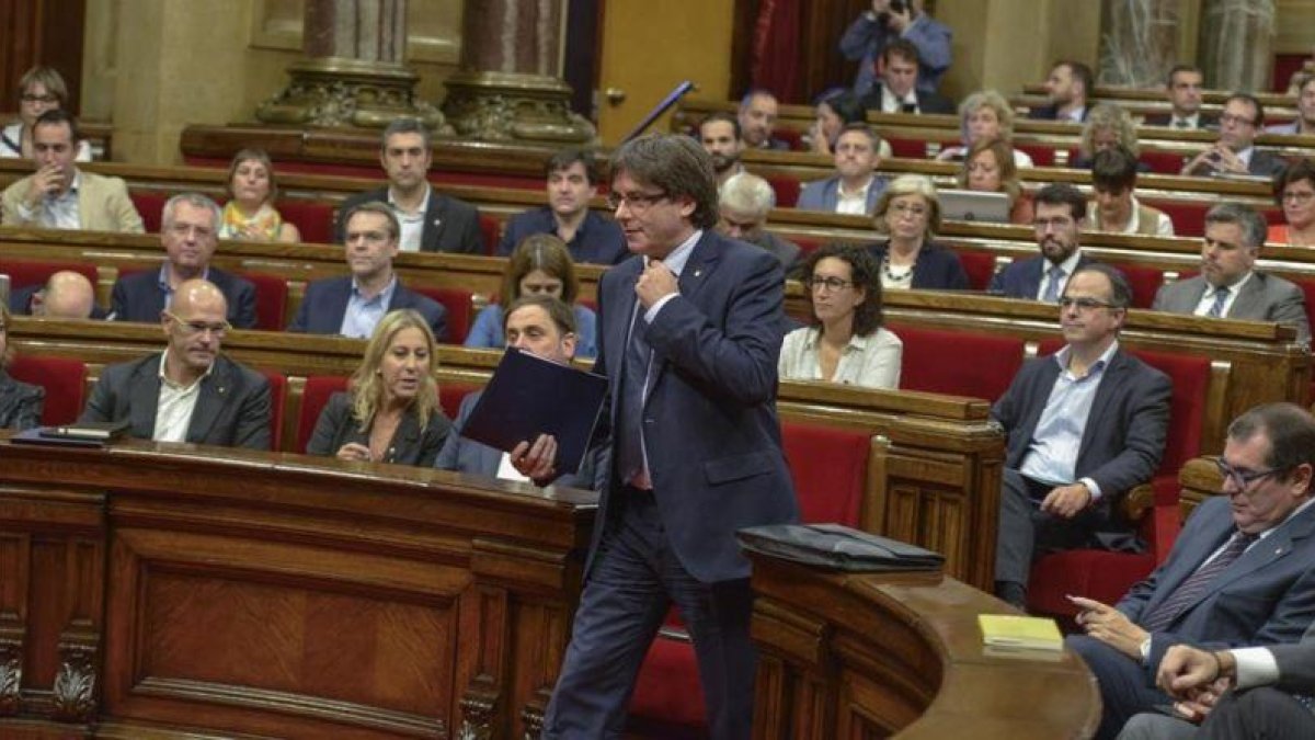 Sesión en el Parlament de Cataluña.-FERRAN SENDRA