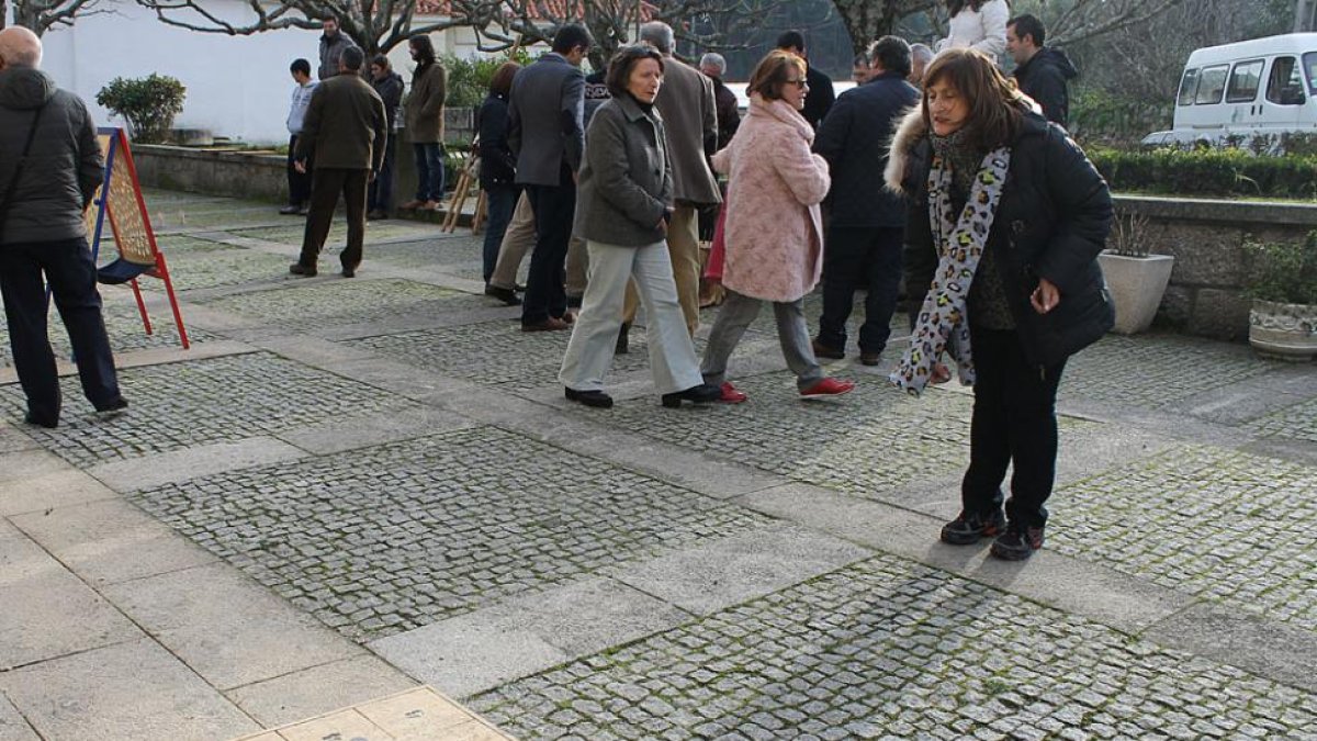 Pequeños y mayores de Guarda pudieron disfrutar de los juegos de La tanguilla en enero.-ECB