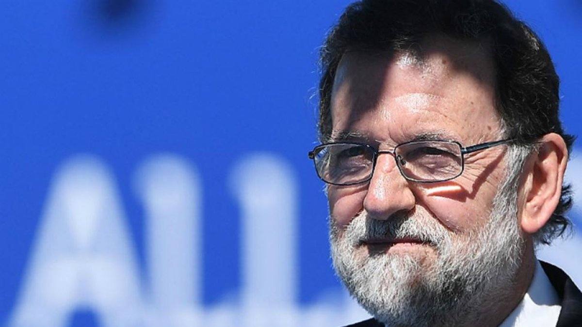 Mariano Rajoy, en Bruselas, este mediodía.-AFP