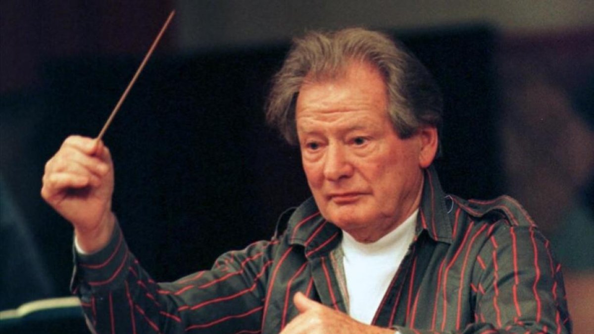 El director británico sir Neville Marriner.-