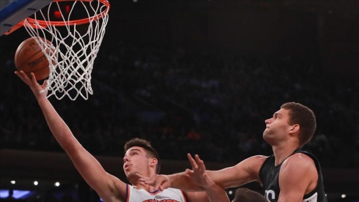 Willy Hernangómez culminó el mejor periodo de juego en lo que lleva de temporada.-AFP / MICHAEL REAVES