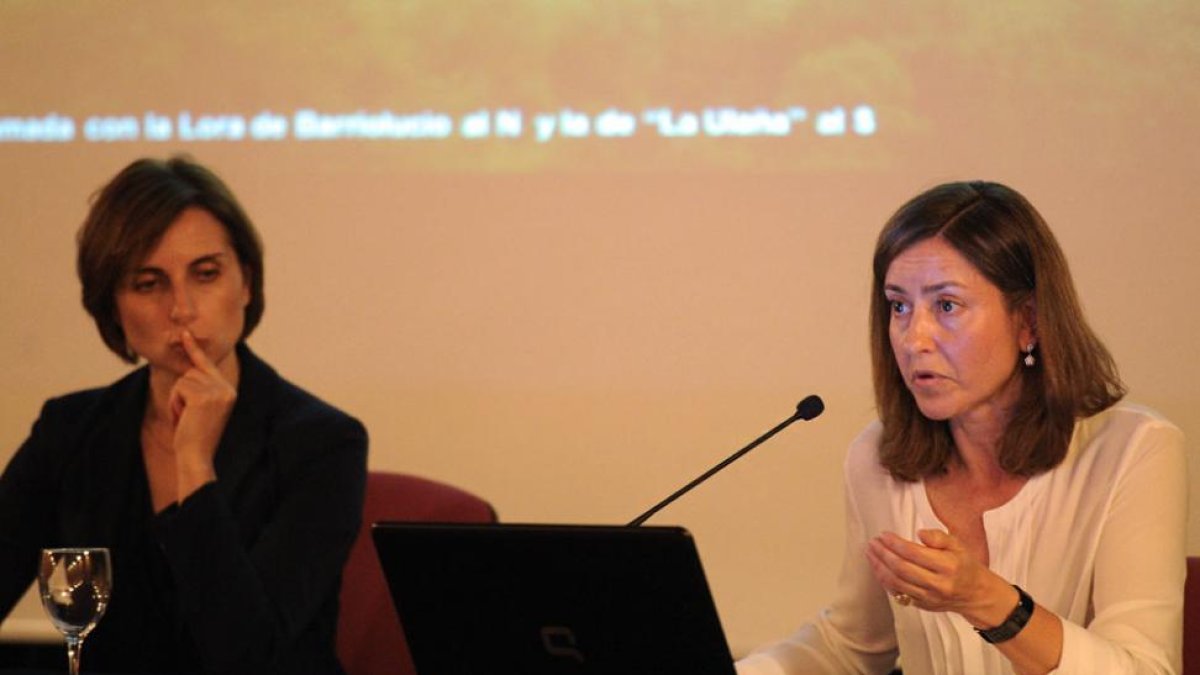 Una de las ponentes fue Marta Martínez con su charla sobre Las Loras.-I. L.M.