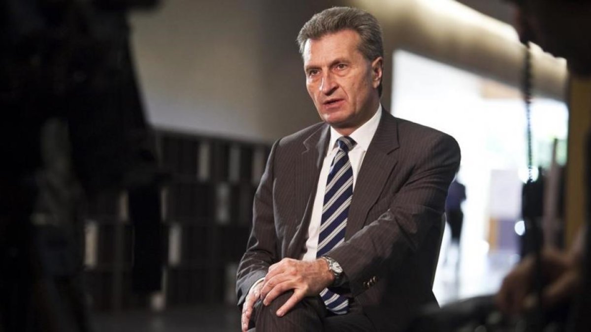 Gunter Oettinger.-JOAN PUIG