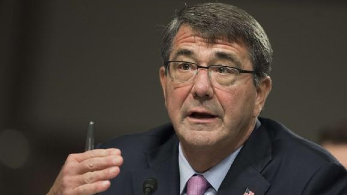 El responsable del Pentágono, Ashton Carter.-AFP / SAUL LOEB