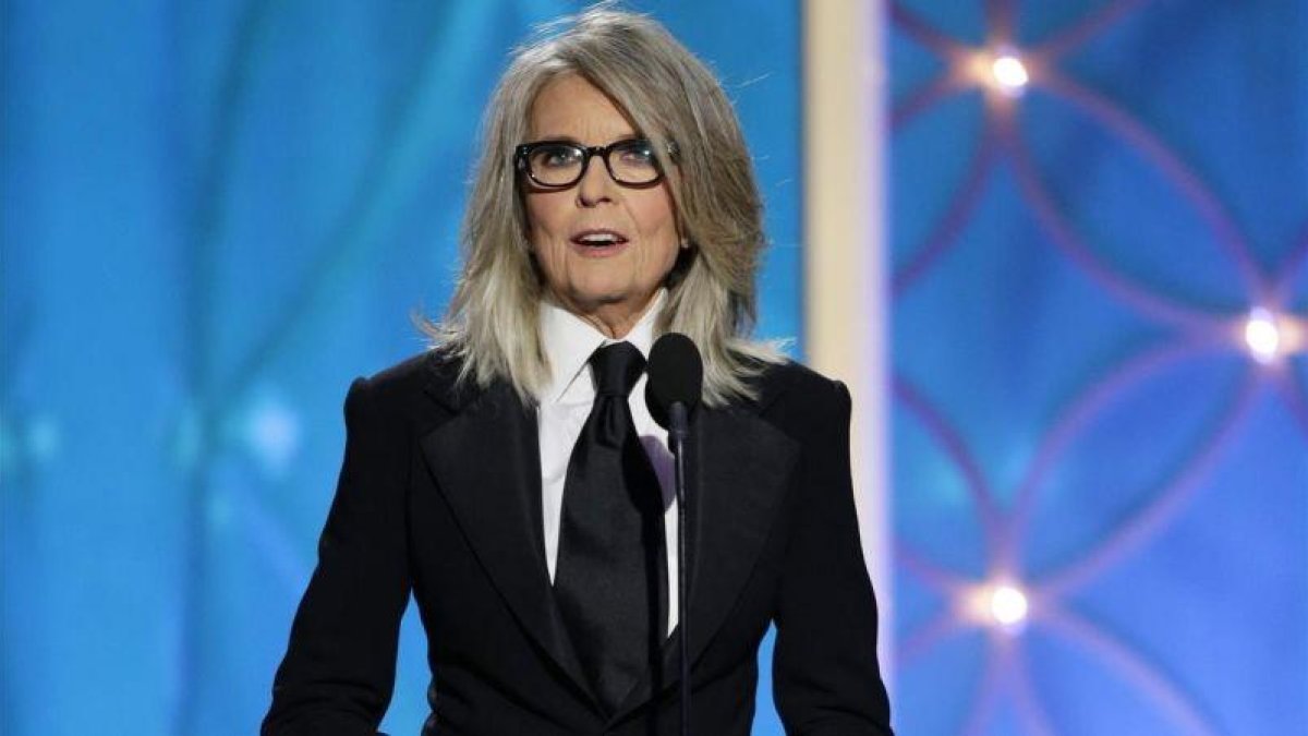 Diane Keaton, en la gala de los Globos de Oro del 2014.-AP / PAUL DRINKWATER
