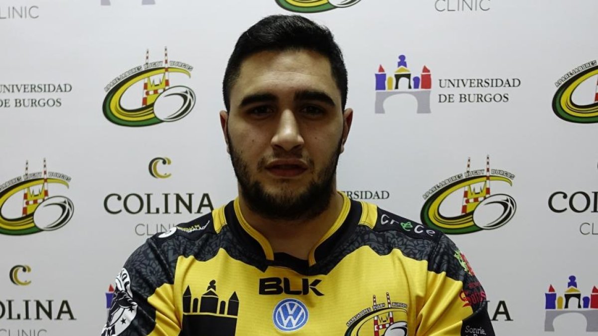 Nicolás Bianco, jugador del UBU Colina Clinic.-APAREJADORES RUGBY CLUB