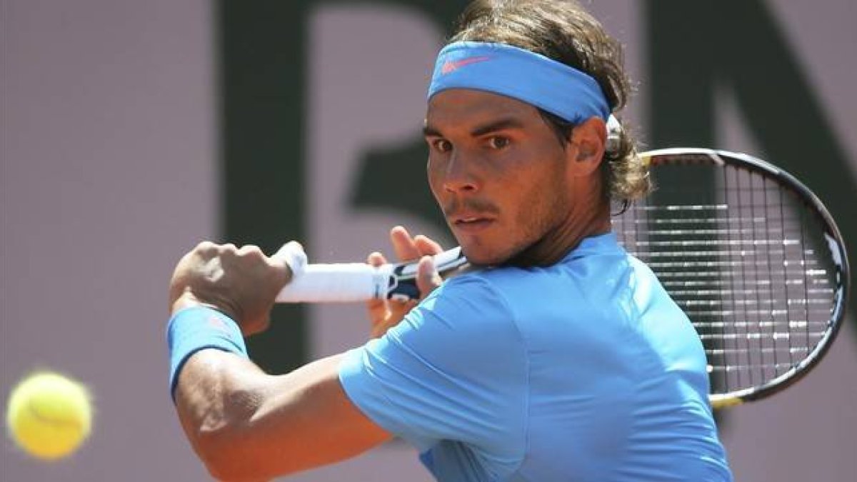 Nadal, en su partido ante Kuznetsov.-Foto: AP / DAVID VINCENT