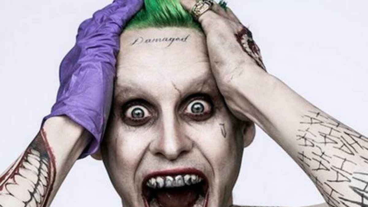 Jared Leto caracterizado de Joker.-TWITTER