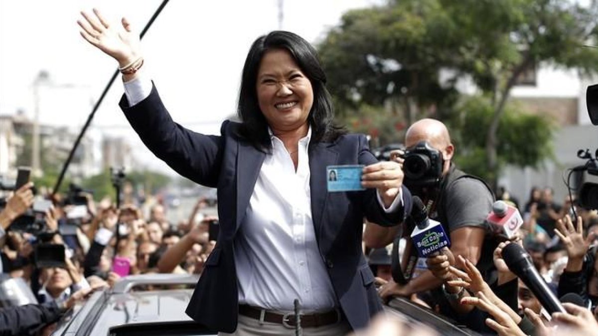 Keiko Fujimori, la líder opositora acusada de corrupción en Perú.-AFP / CRISTOBAL BOURONCLE