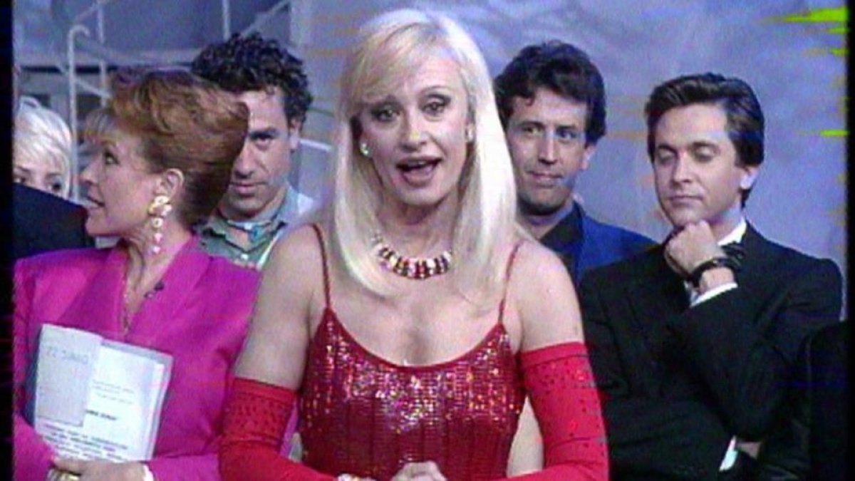 Imagen de Raffaella Carrà en uno de los programas que ha presentado en TVE.-
