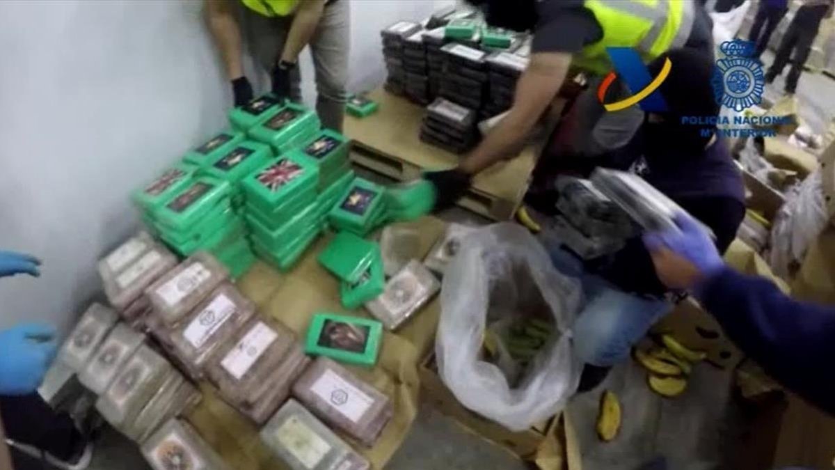 La Oficina enviaba alijos de droga a España y Estados Unidos. /-MINISTERIO DEL INTERIOR
