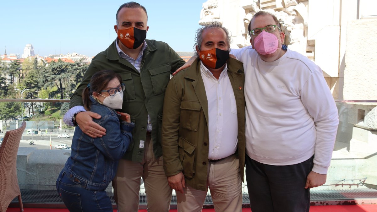 Gloria Ranos, Rafael González, Roberto Da Silva y José de Luna. ECB
