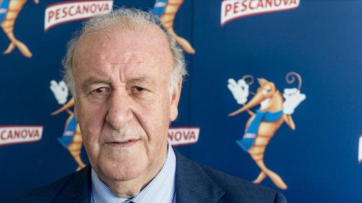 Vicente del Bosque en una sesión de fotos en Madrid en noviembre del 2018.-