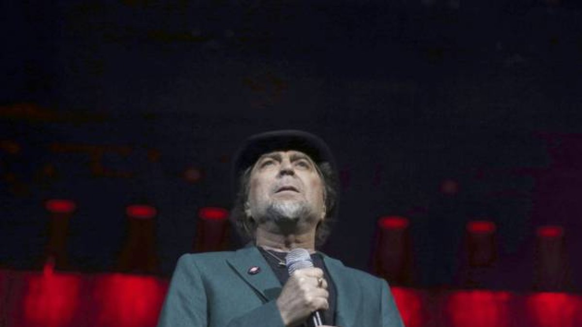 Joaquín Sabina, durante el concierto en Madrid.-Foto: Kiko Huesca / EFE