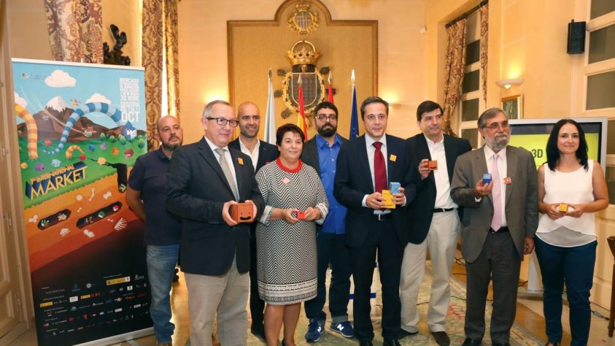 La alcaldesa de Segovia, Clara Luqero, presenta la séptima edición del Mercado Internacional de Animación, Videojuegos y New Media 3D Wire-Ical
