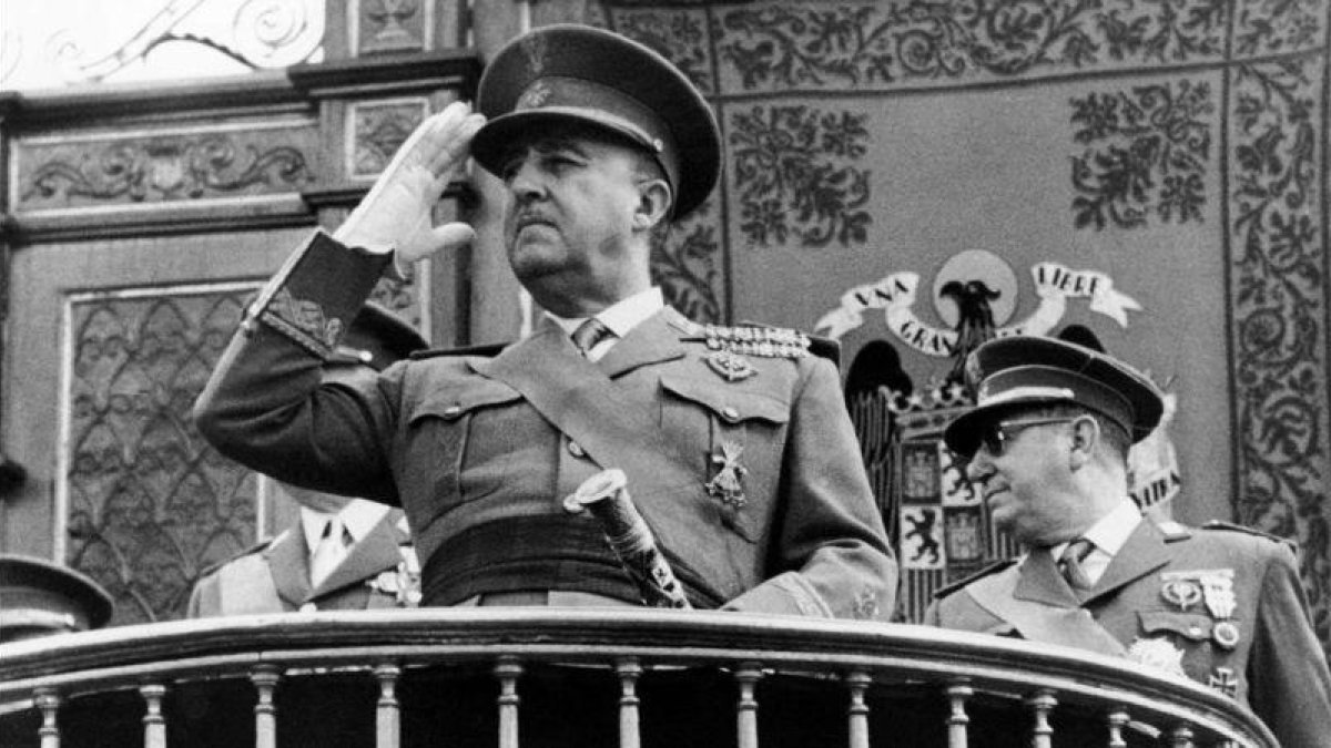 El dictador Francisco Franco, en una imagen de 1960.-AFP