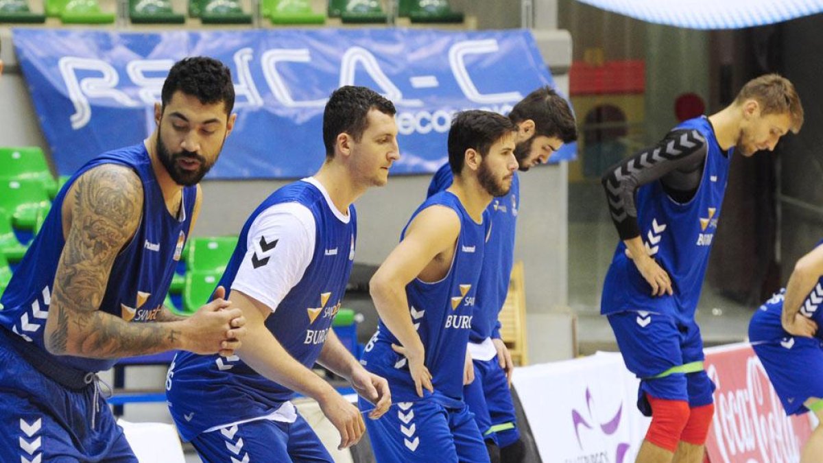 Los jugadores del San Pablo, durante un entrenamiento.-ISRAEL L. MURILLO