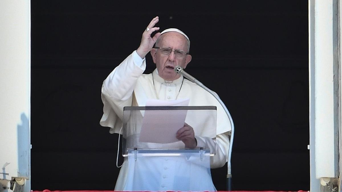 El papa Francisco, este domingo. /-FILIPPO MONTEFORTE