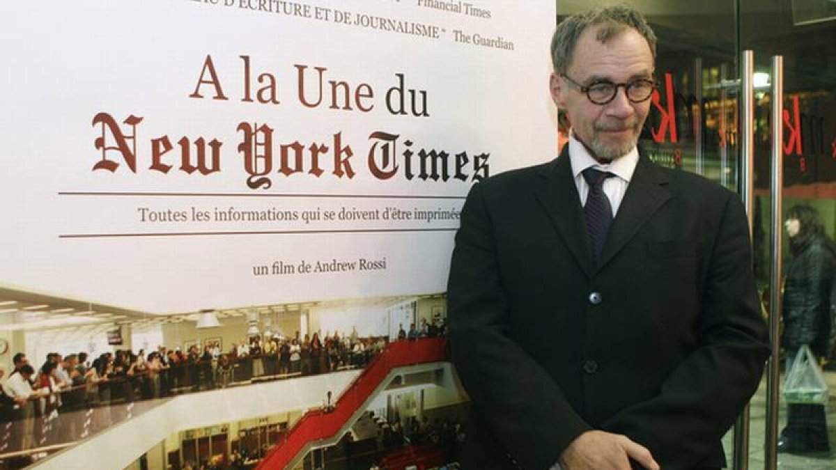 David Carr, en el estreno de un documental sobre 'The New York Times', en noviembre del 2011.-Foto: AP / MICHEL EULER