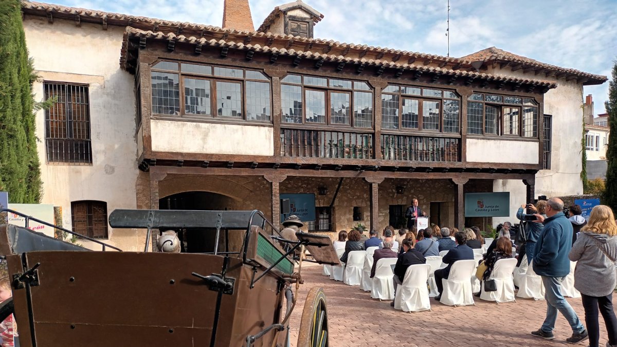 La presentación se ha organizado en el Palacio de los Berdugo de Aranda de Duero