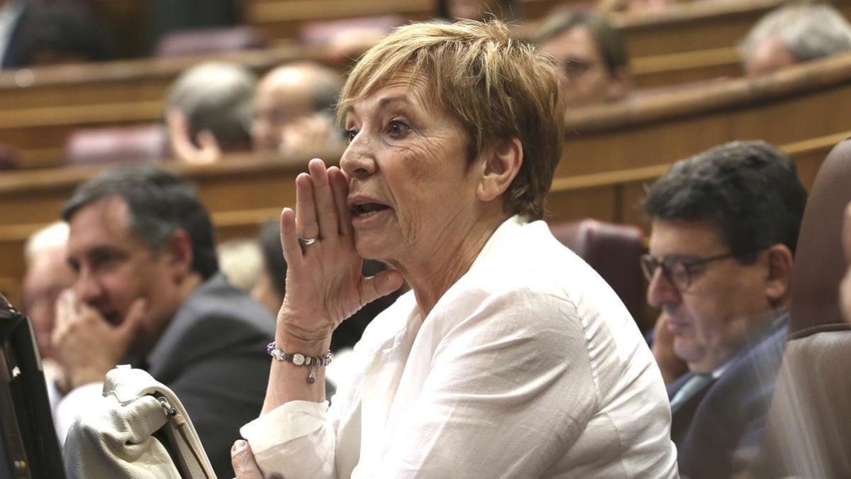 La diputada del PP Celia Villalobos, en el Congreso-DAVID CASTRO