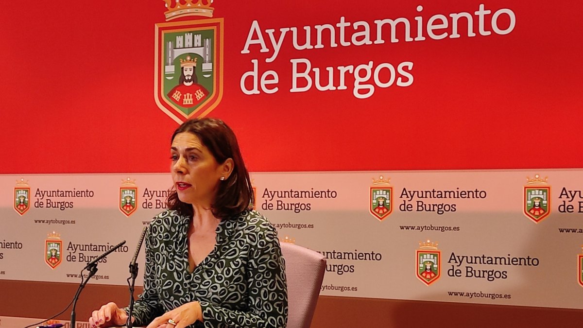 Marga Arroyo, portavoz de Podemos en el Ayuntamiento de Burgos. ECB