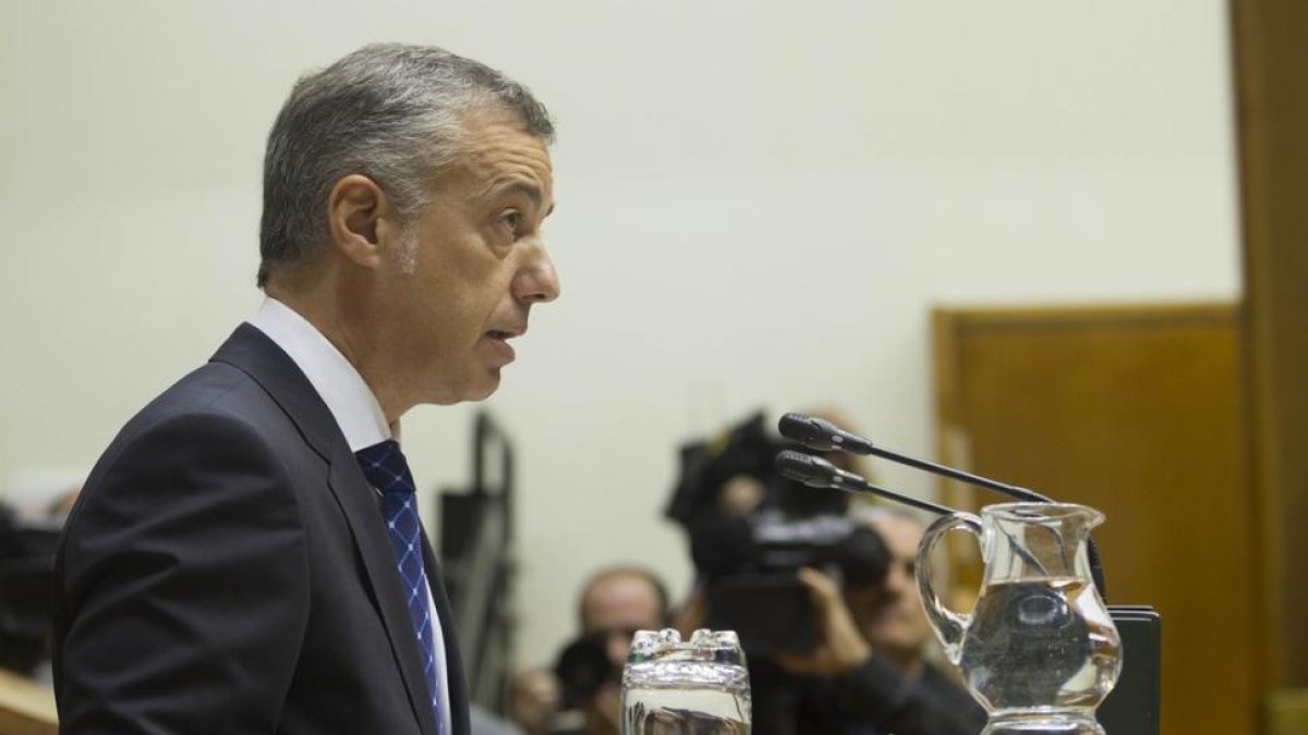 El lendakari, Iñigo Urkullu.-PARLAMENTO VASCO