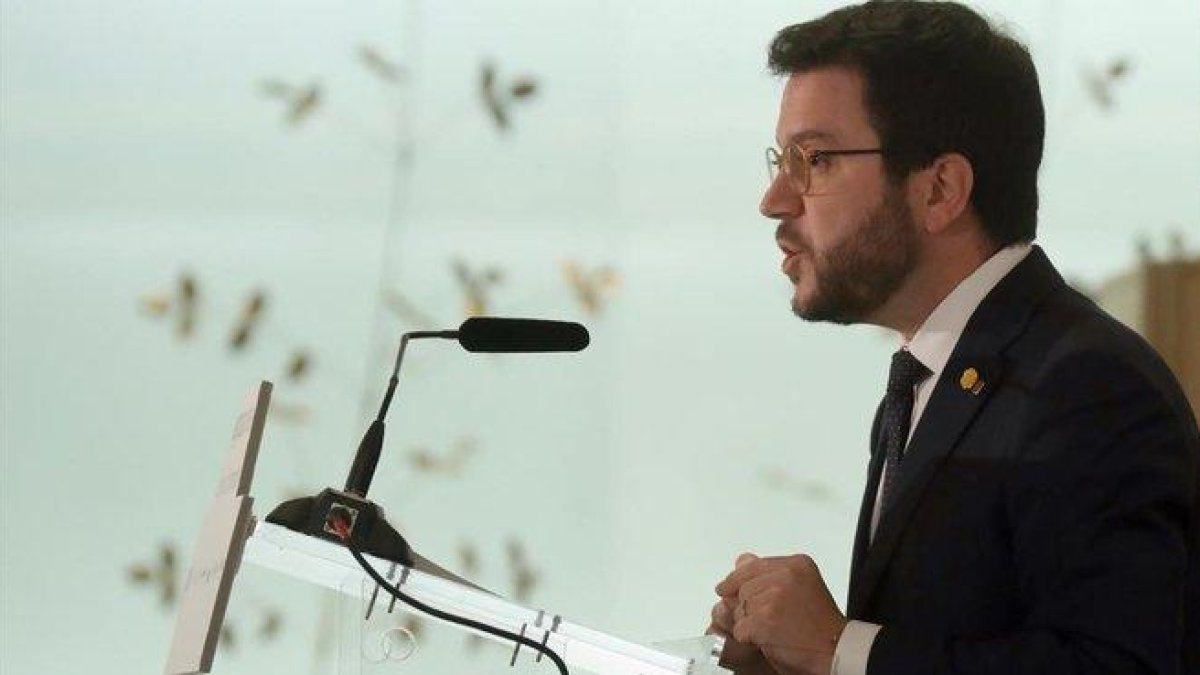 Pere Aragonès.-EFE / KIKO HUESCA