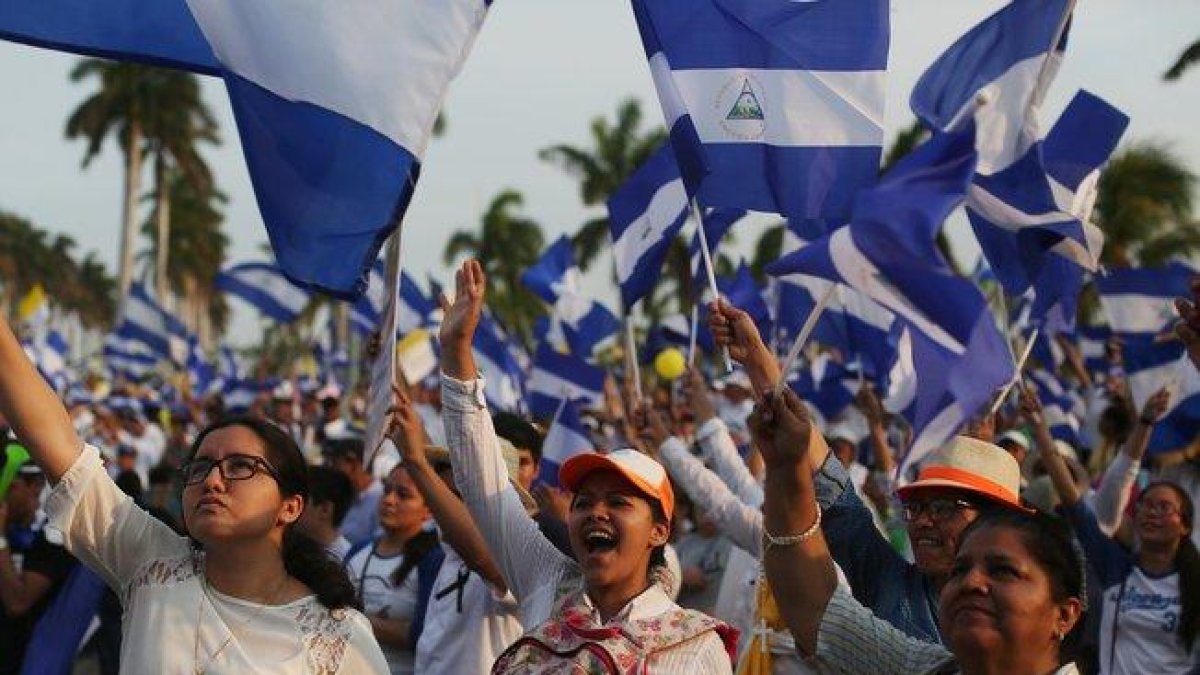 Protestas en Nicaragua en contra del presidente Daniel Ortega.-REUTERS