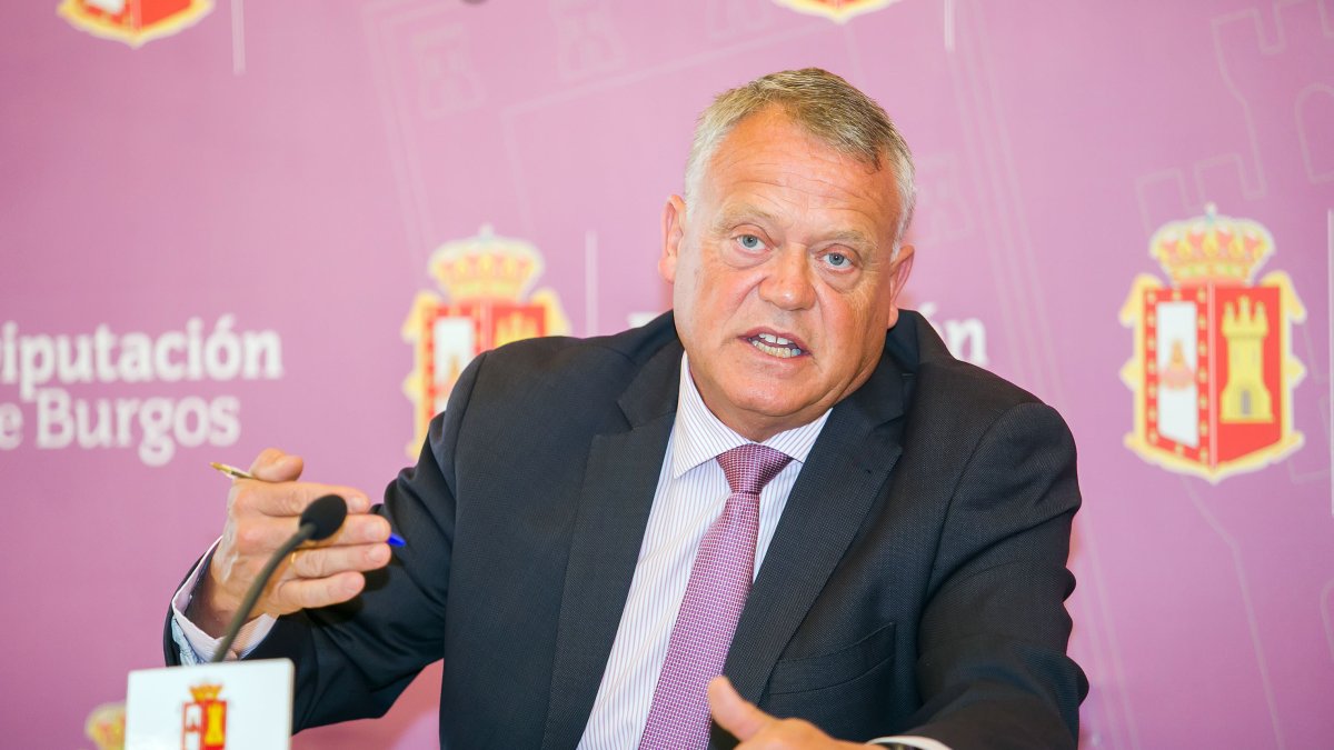 Lorenzo Rodríguez, vicepresidente de la Diputación de Burgos. TOMÁS ALONSO