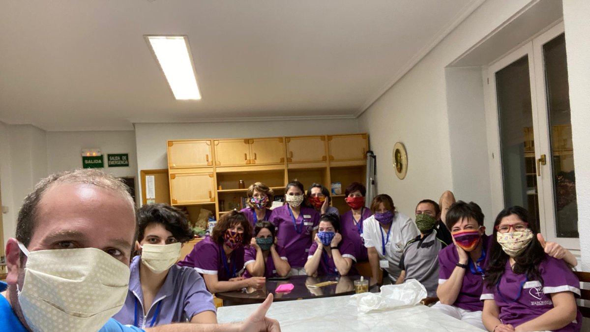 Trabajadores de la residencia de Estella (Navarra). ICAL