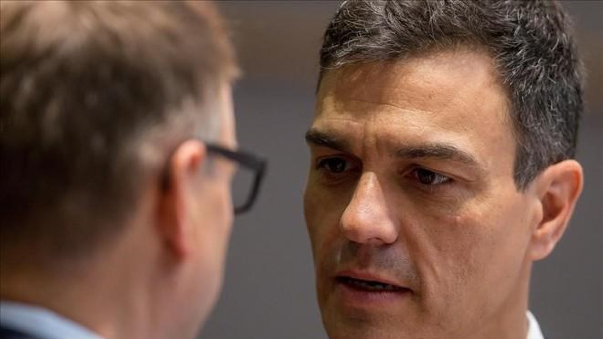 Pedro Sánchez, este viernes en Bruselas.-EFE