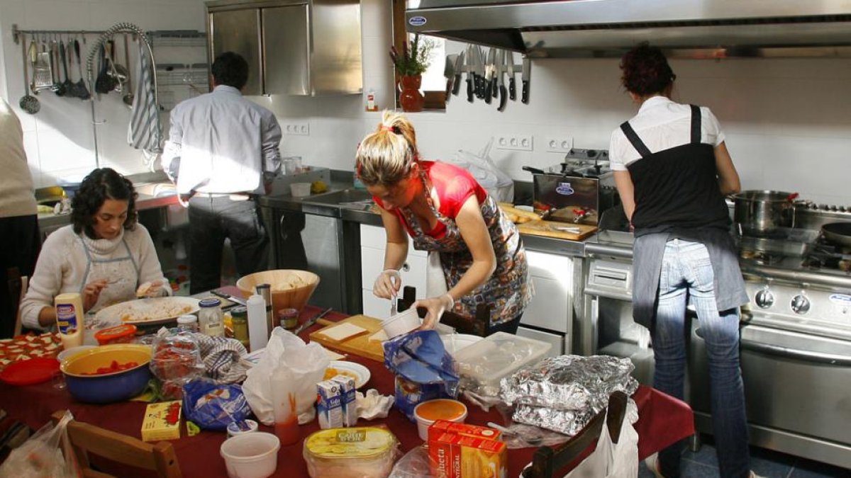 Cocina de un establecimiento de turismo rural.-ISRAEL L. MURILLO
