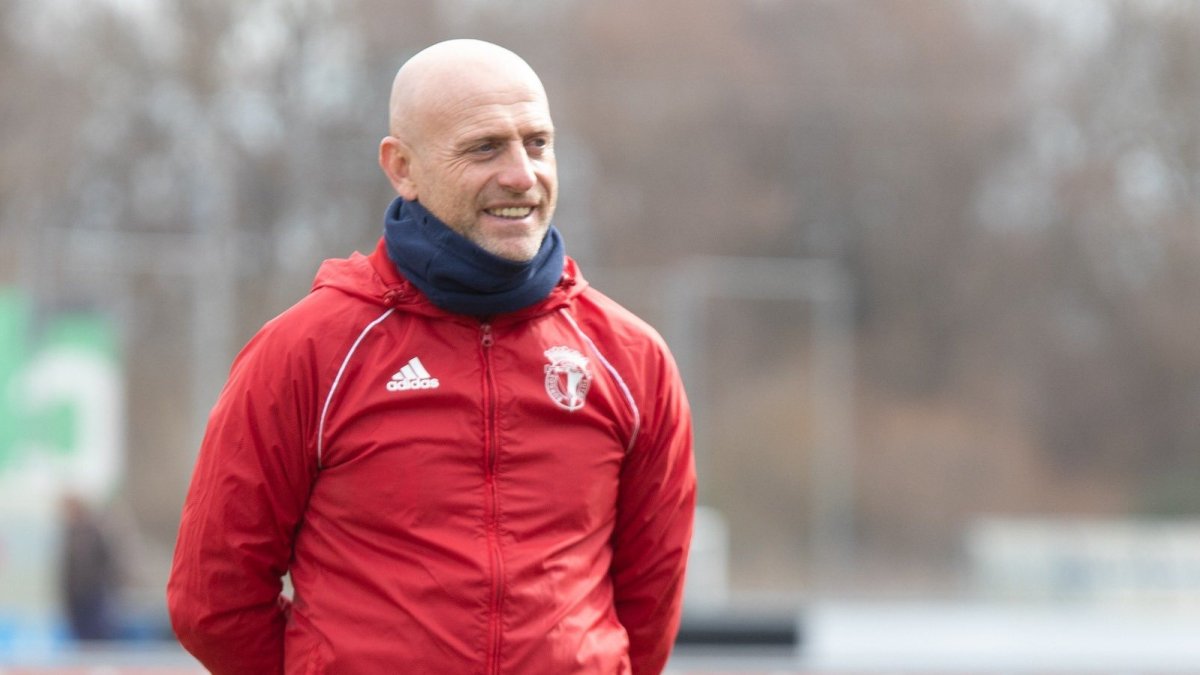 El entrenador blanquinegro, Julián Calero. BCF
