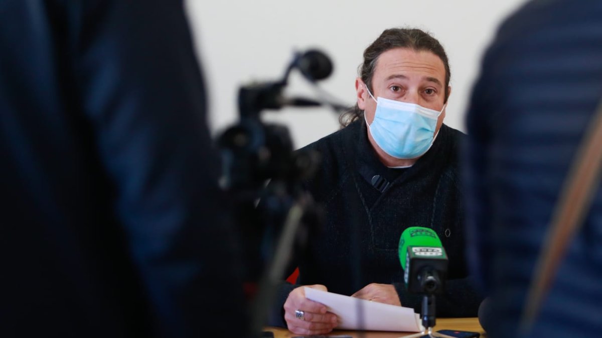 Hernando durante su comparecencia. TOMÁS ALONSO