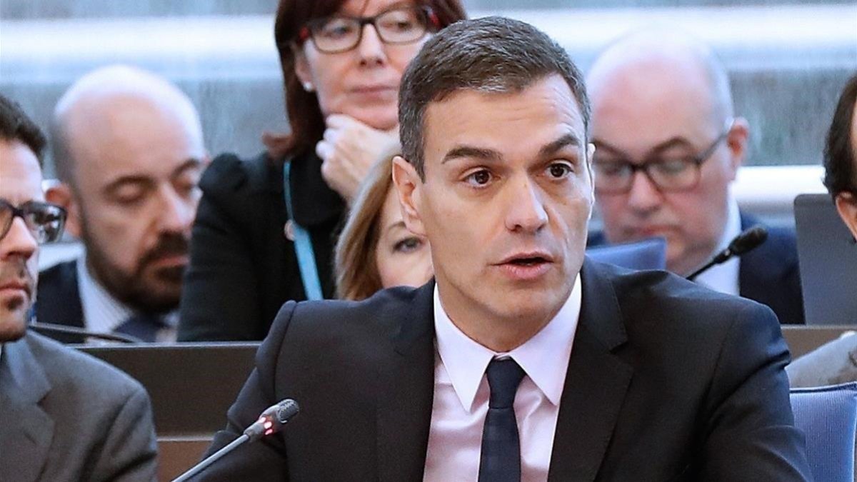 El presidente del Gobierno, Pedro Sánchez, en el Consejo de Europa, en Estrasburgo-EFE