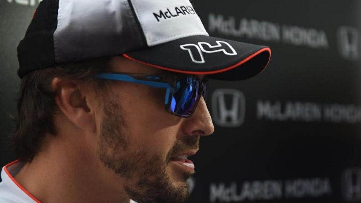 Fernando Alonso, durante el Gran Premio de China.-