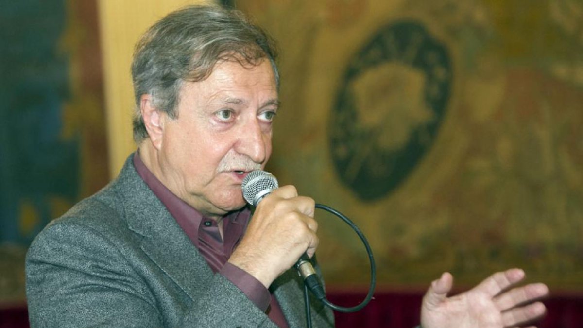 Paco Lobatón habló de los casos de desaparecidos en el Salón Rojo.-Israel L. Murillo
