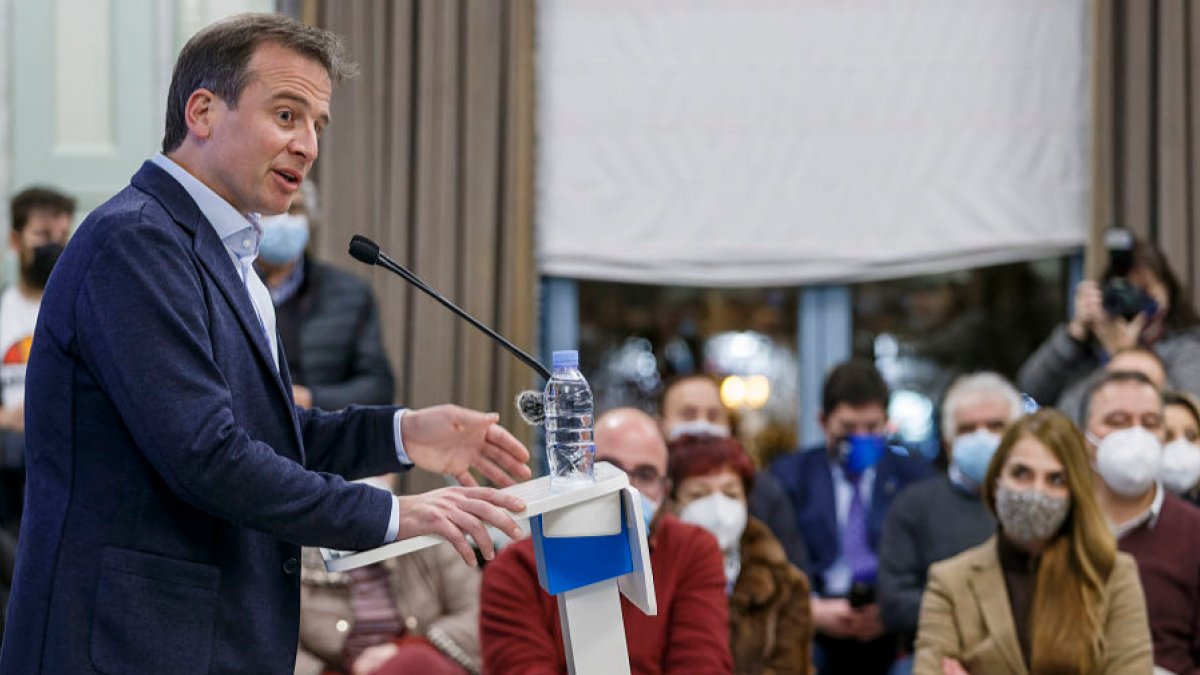 El presidente del PP de Burgos, Borja Suárez. SANTI OTERO