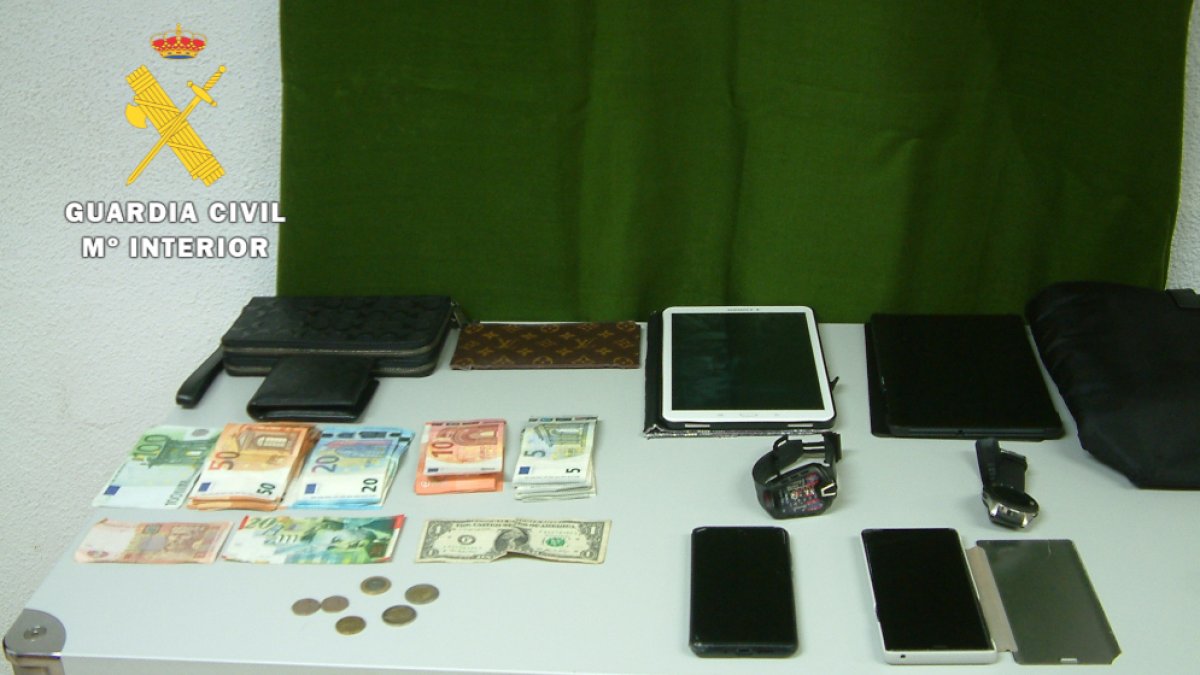 Objetos sustraídos en el robo en Belorado.