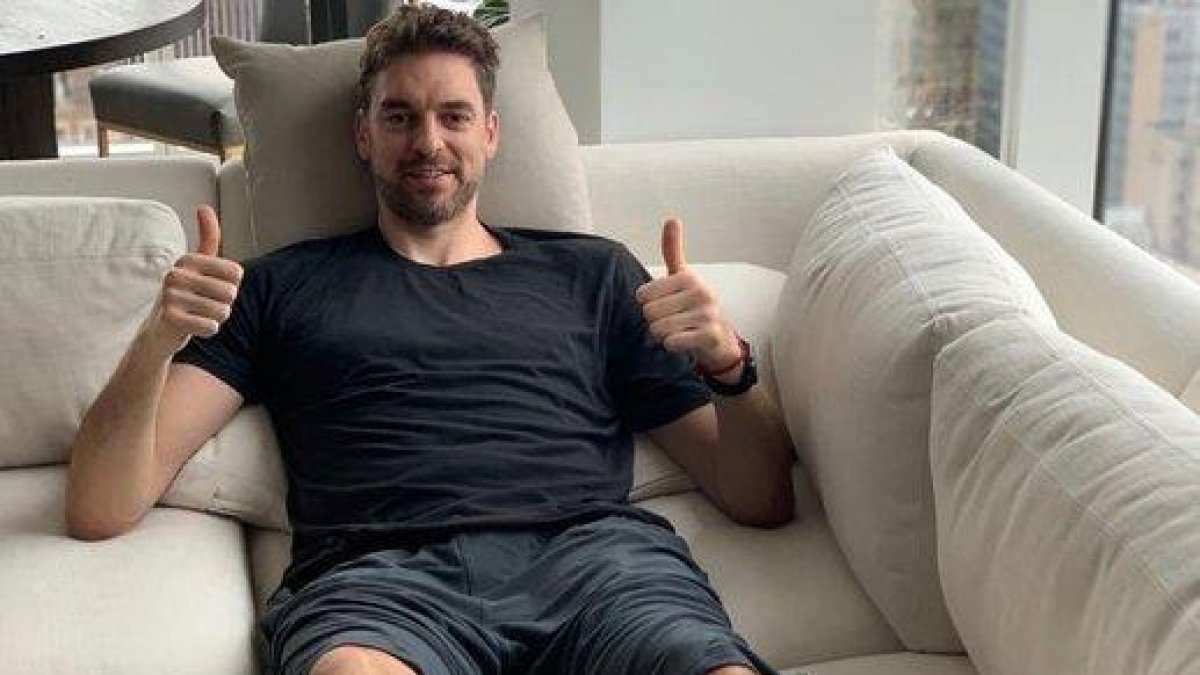 Pau Gasol, en una imagen distribuida por el propio jugador.-TWITTER / PAU GASOL