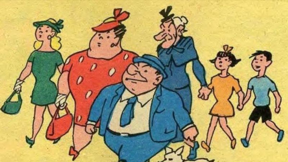 La familia Ulises, icónica serie de 'TBO'.-