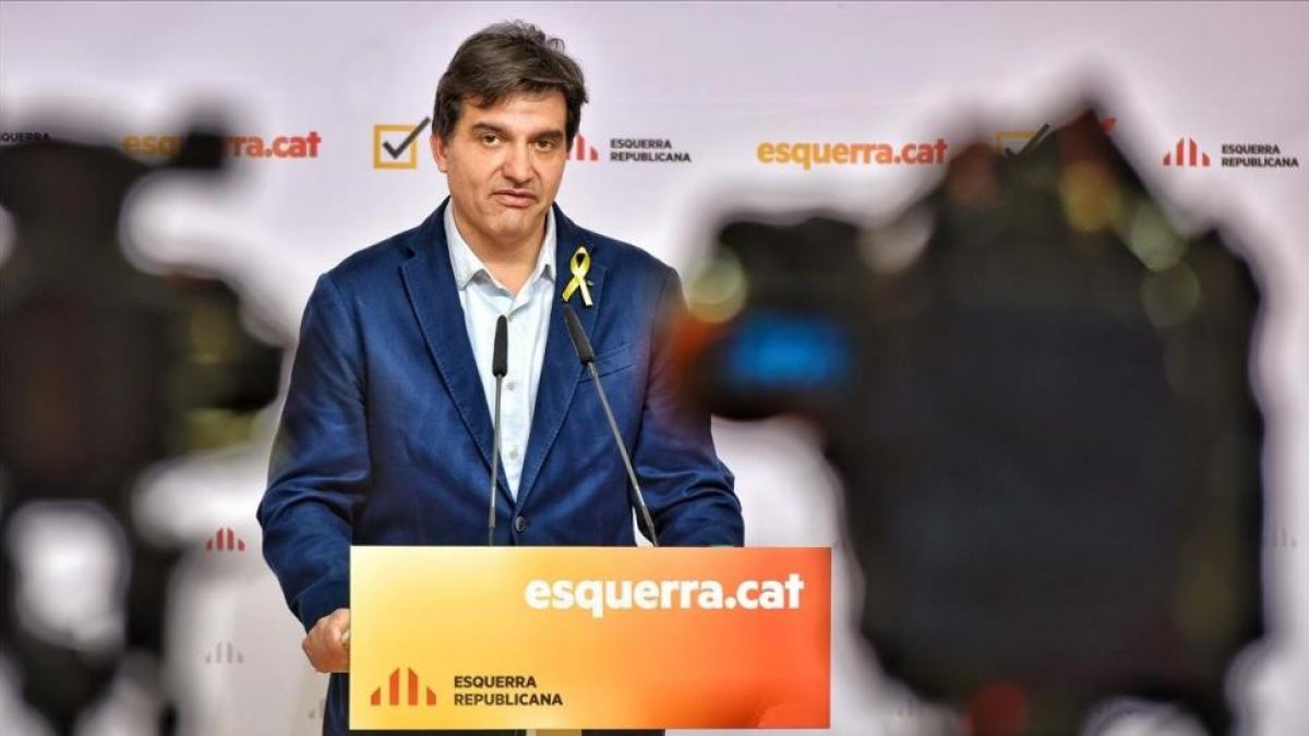 El portavoz de ERC, Sergi Sabrià, en una imagen de archivo.-FERRAN SENDRA
