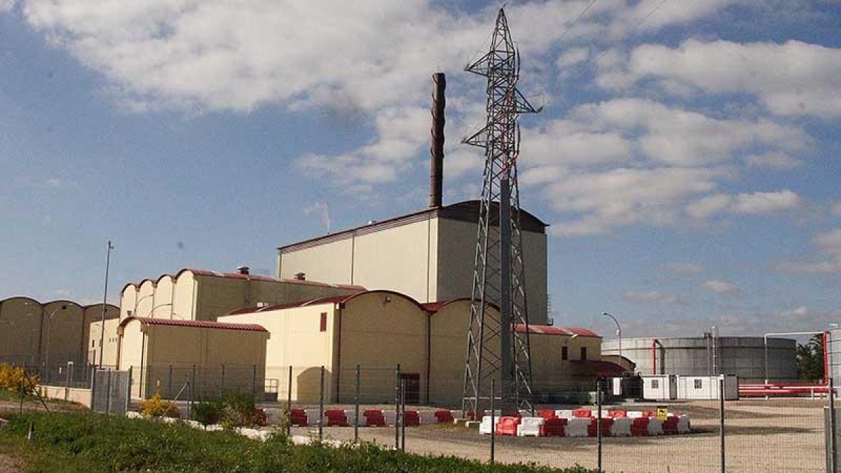 La planta de producción de energía eléctrica con biomasa de Briviesca.-G. G.