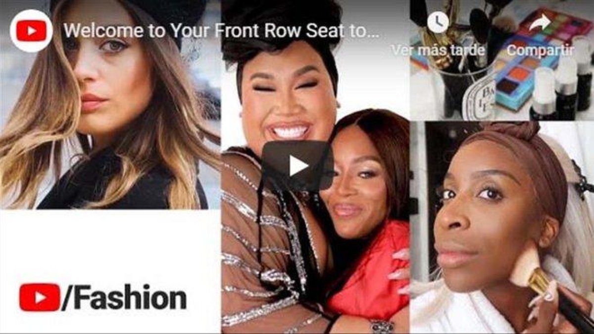 Carátula de presentación del nuevo canal de Youtube.-