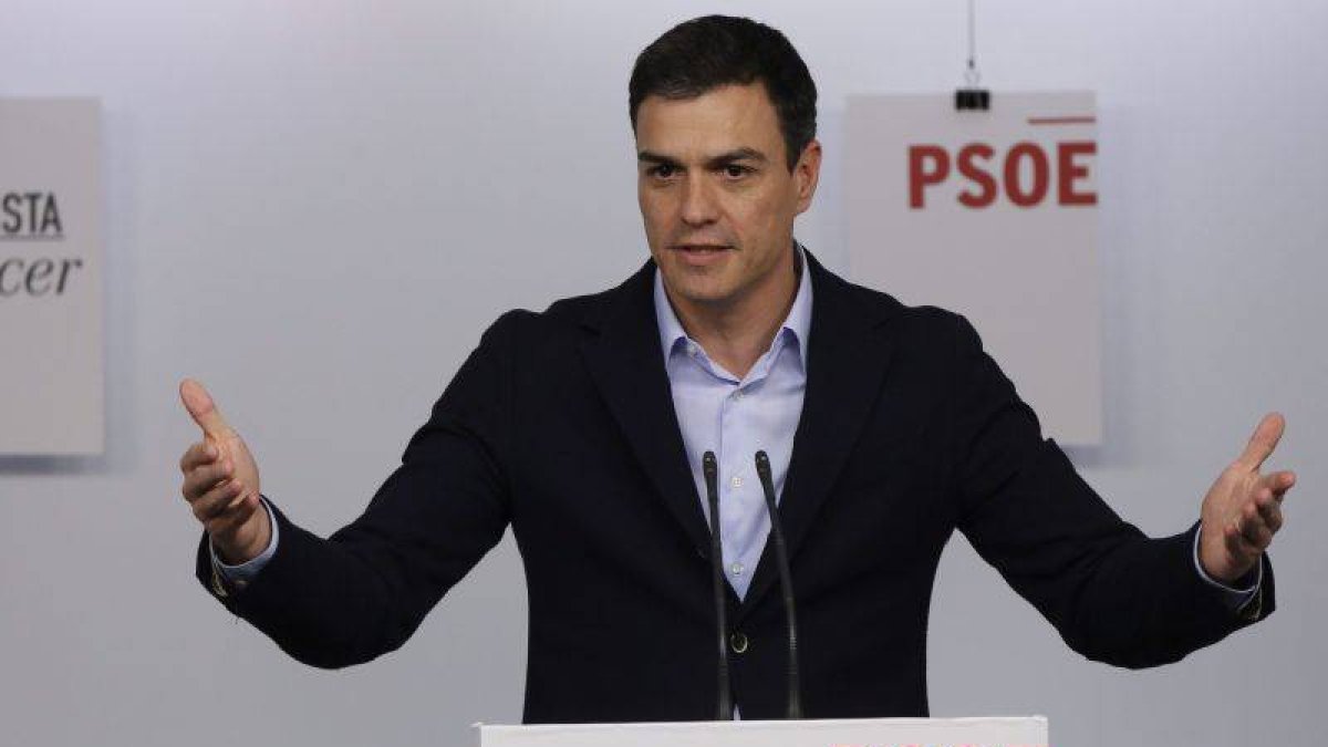 El secretario general del PSOE, Pedro Sánchez.-Foto: AGENCIAS